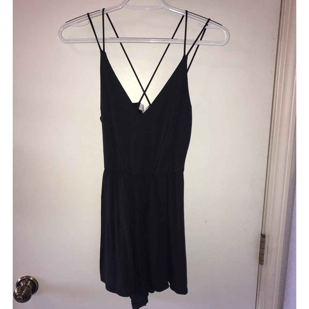 Dark Gray Romper